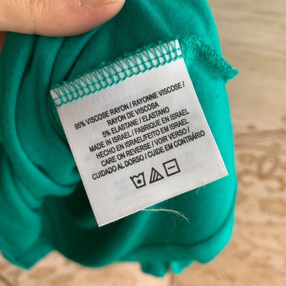 tahari turquoise wrap top Y2K - Picture 4 of 8